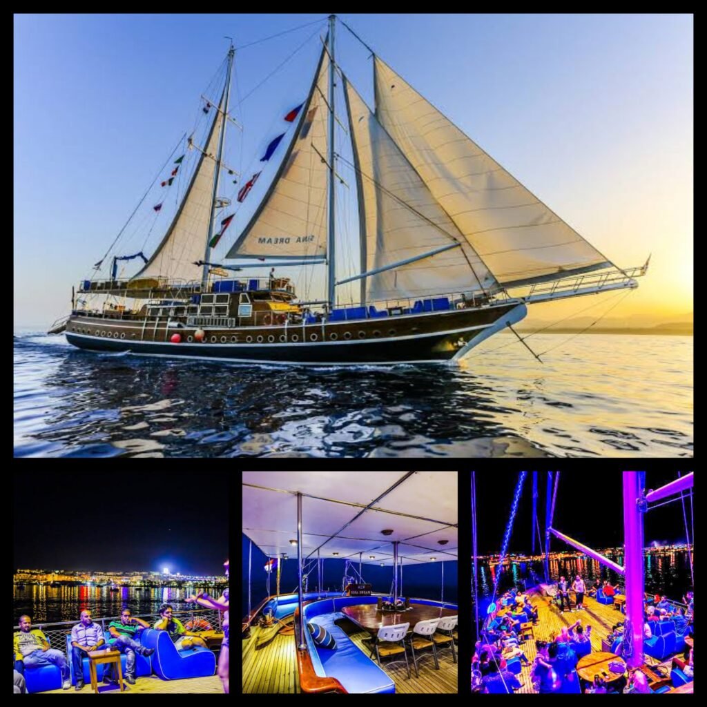 Evening Romantic Yacht Trip Romantik Yolculuk Вечерняя романтическая прогулка на яхте Serata Romantica | Sharm El-Sheikh Mısır'da Eğlence