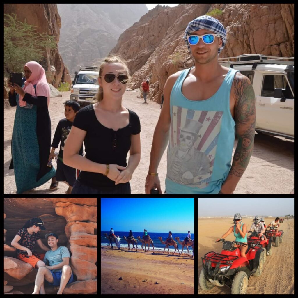 5 In 1-Canyon In Dahab Quad Camel Snorkelling 5 в 1-Каньон+Три бассейна+ Катание на верблюдах + Мото-сафари + Дахаб 5'I 1 Arada Kanyon + Üç Havuz + Deve Gezintisi + Moto Canyon Colorato (5x1)