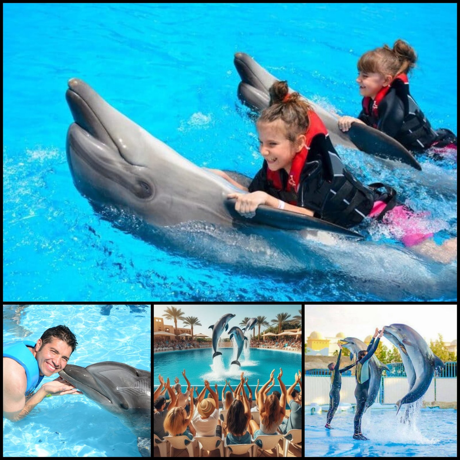 Swimming Dolphin Yunuslar ile Yüzmek Плавание с дельфином Nuotare Con I Delfini A Hurghada